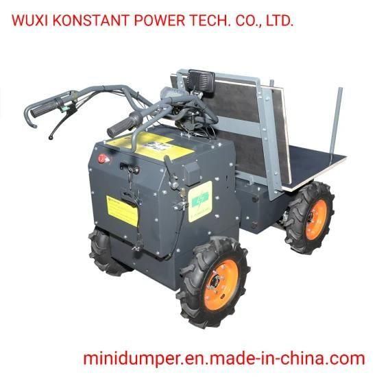 4WD Battery Power Barrow with Flat Bed