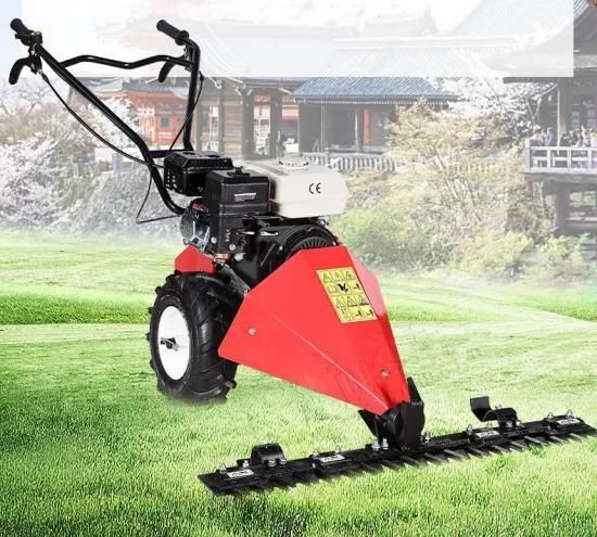 4-Cycle 196cc Self-Propelled Scythe Mower Walking Grass Cutter Grass Mower Tractor Lawn ...