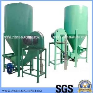 Auto Vertical/Horizontal Poultry/Dairy Farm Powder Feed Mixer with Grinding Function