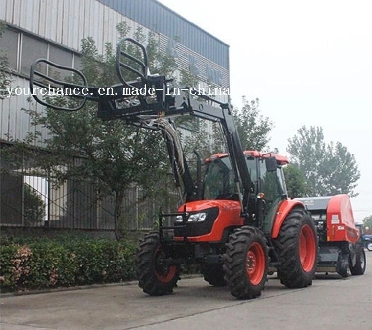 High Quality 0.5-1.8m Grabbing Diameter Europe Quick Hitch Bale Grab for 15-180HP Agricultural Wheel Farm Tractor Front End Loader