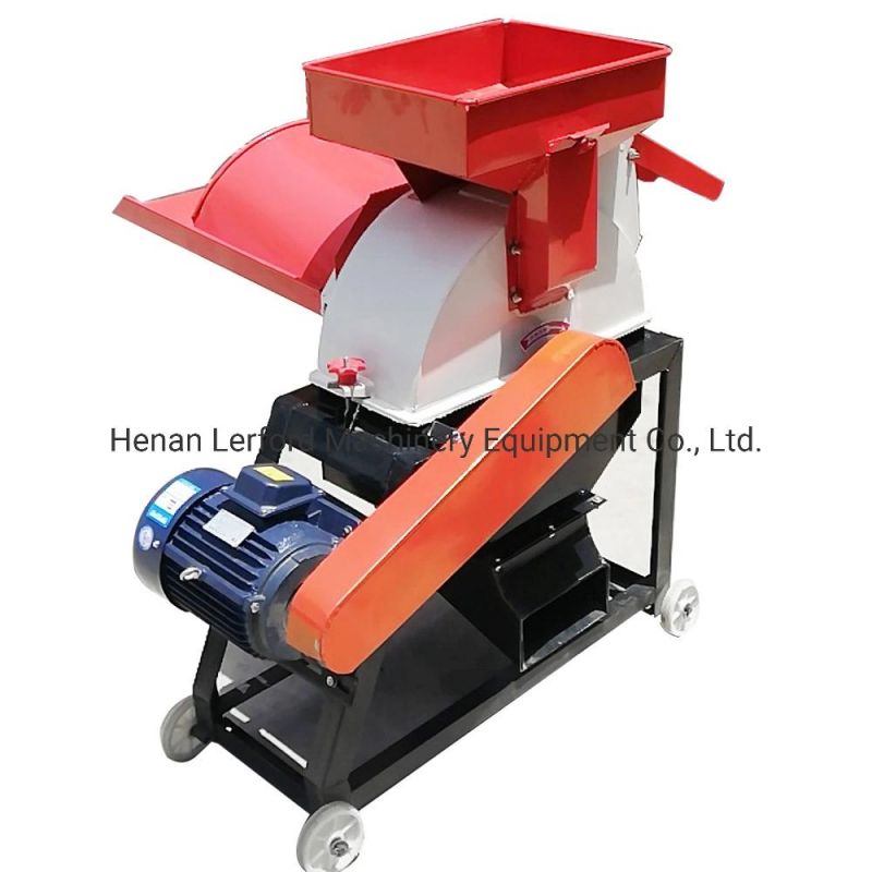 Diesel Electronic Cow Grass Cutting Kneading Mini Goats Grass Chaff Cutter Rabbit Feed Blades Grinder Machine for Sale
