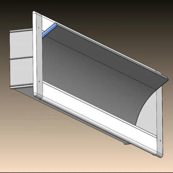 Single Open PVC Ventilation Window for Pigs and Chickens