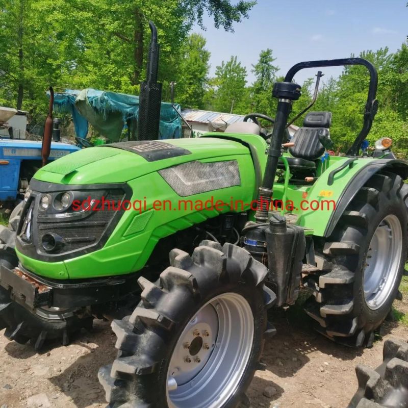 Second Used Wheel Tractor Deutz Fahr 90HP 100HP 130HP with Good Price with Front End Loader