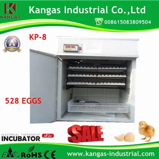 Capacity 528 Chicken Egg Incubator / Small Egg Incubator (CE approved) (KP-8)