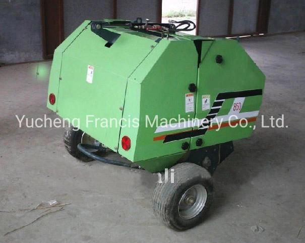 Small Round Hay Baler for Tractor High Efficiency Straw Baler
