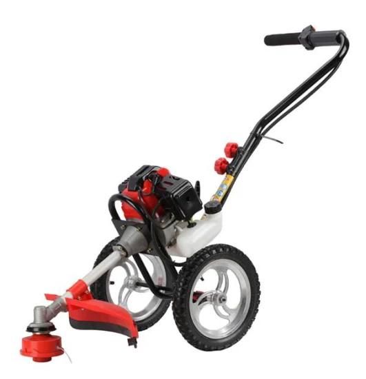 52cc Single Hand-Pushed Brush Cutter Scythe Mower Lawn Mower Hand-Pushed Trimmer Cutter