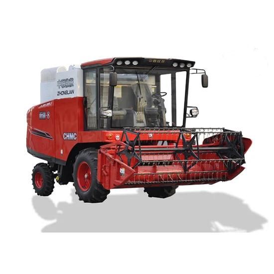 4lz-7 Wheel Type Competitive Price Combine Wheat Harvester