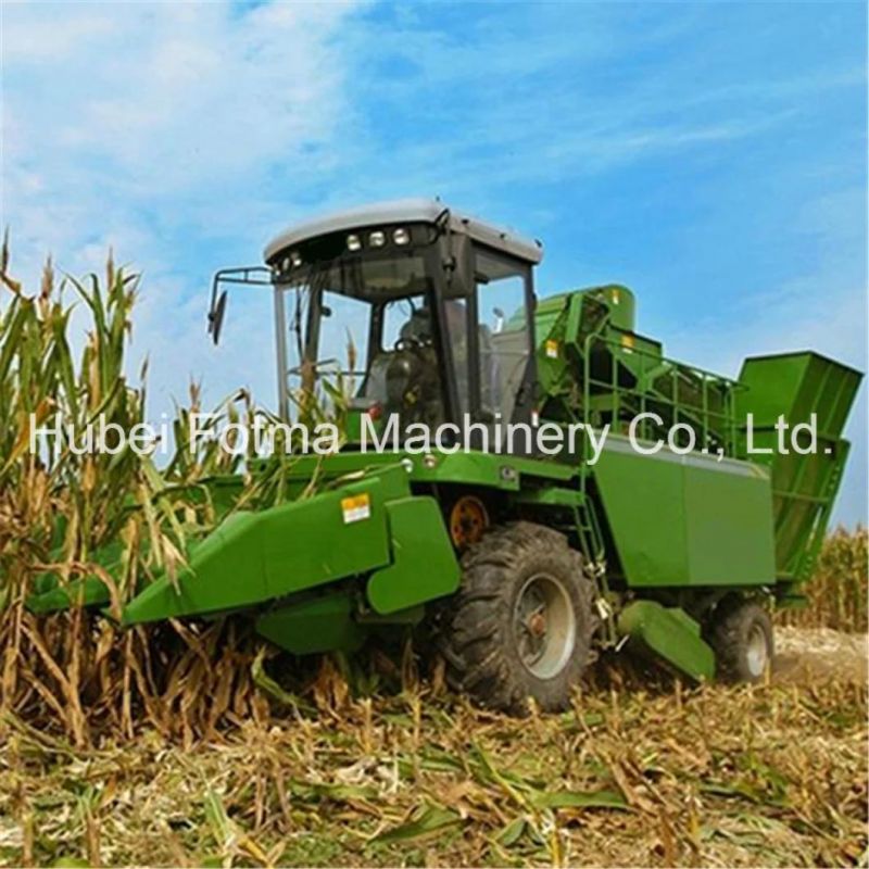 Four Rows Self-Propelled Corn Combine Harvester (4YZ-4C)
