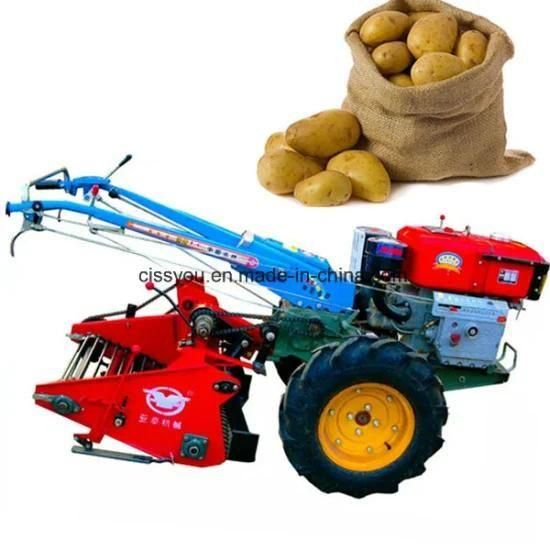 China Agriculture Walking Tractor Root Vegetable Mini Single Sweet Potato Harvester