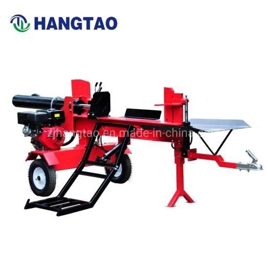 Durable 35t Hydraulic Diesel Log Splitter with Lifting Arm