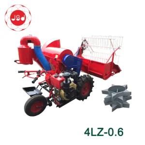 4lz-0.6 Farm Equipment Mini Combine Rice Wheat Harvester