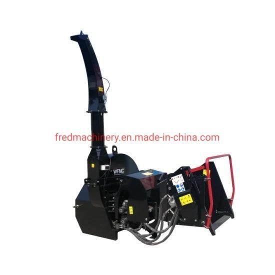 CE Approved Wood Chipping Shredder Hydraulic Tractor Driven Pto Chipper
