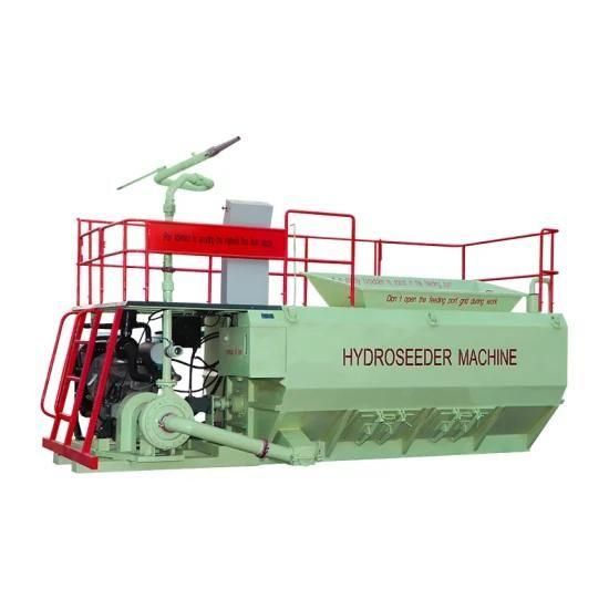 Factory direct sales small slope greening hydroseeding machine grass seeds planting ...