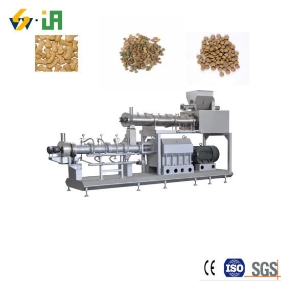 China Jinan Dog Food Pet Food Extruder Machine Animal Feed Extrusion Equipment Production ...
