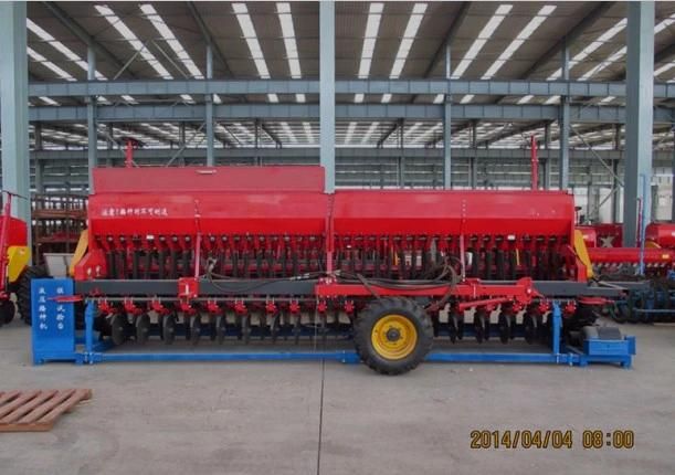 No-Tillage Trailer Type Wheat, Rice Barley, Oats, Grain Seeder in 36 Rows Farm Machine