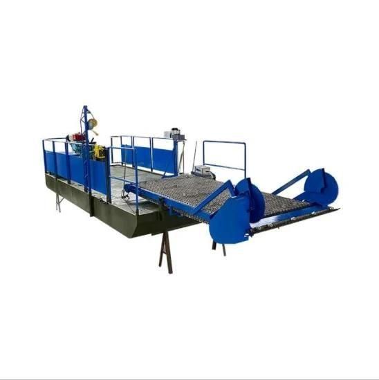 Full Automatic Floating Aquatic Weeds Water Hyacinth Cleaner Harvester