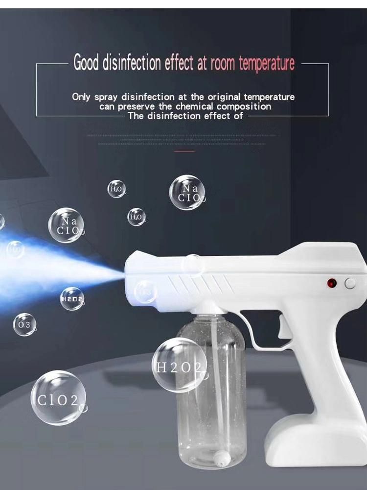 Disinfectant Steam Gun Electric Sprayer Disinfection with Blue Light