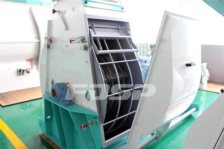 Hot Sale Poultry Feed Hammer Mill/ Grinding Machine with Impeller Feeder