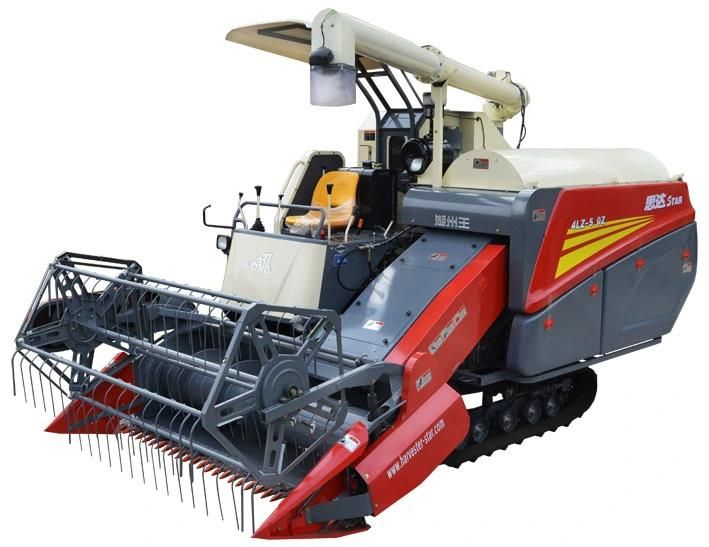 Wheel Rice Mini Combine Harvester / Small Harvester / Combine Harvester