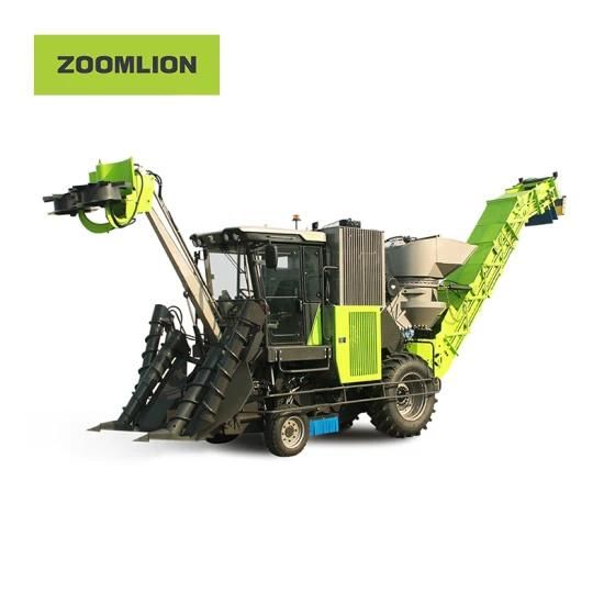 Zoomlion 190HP AC60b Elevator Type Cut-off Wheel Sugarcane Harvester