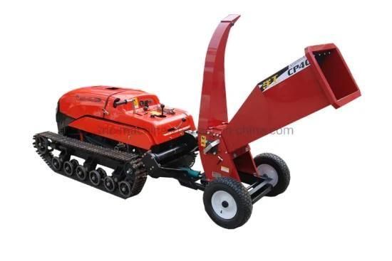 Remote-Control Crawler Tractor Power Tiller with Mower and Trencher Function