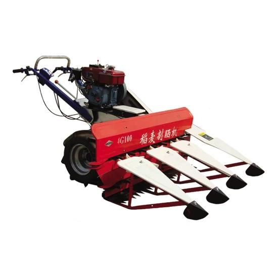 Multifunction Automatic Walking Tractor Reaper Wheat Combine Harvester for Sale Cheap ...