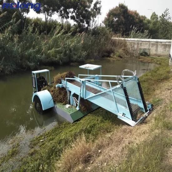 Stainless Steel Harvesting Aquatic Plants Machine/with Weed Puller Crawler Type Weed ...