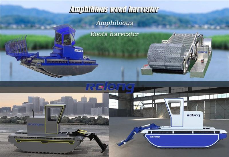 Aquatic Harvester with Crawler for Sale