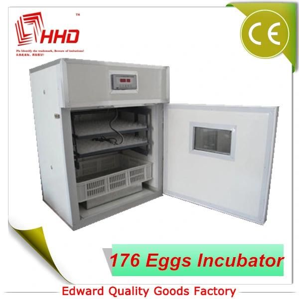 Multifunction Hhd Commercial 176 Chicken Egg Incubator for Sale