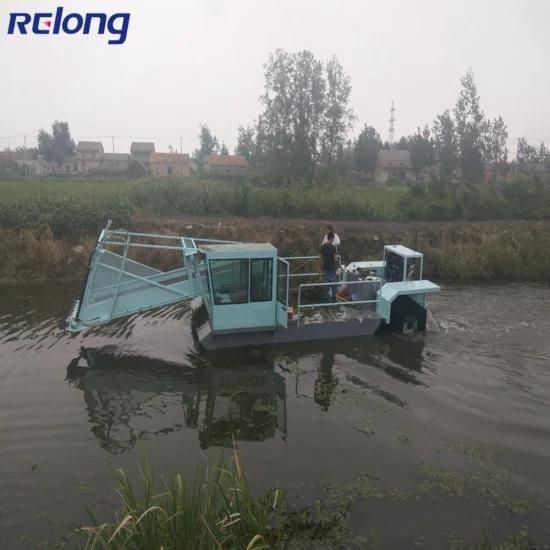 Lake Aquatic Water Grass Weed Plant Hyacinth Harvester Garbage Collection Ship
