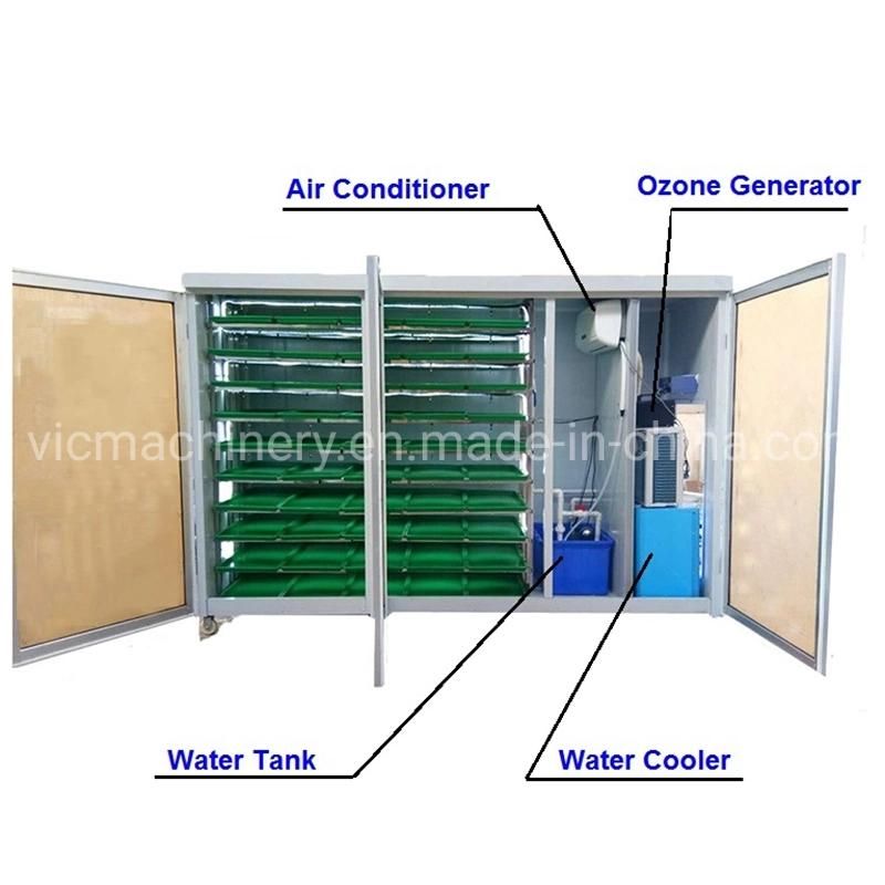 HP-100 Customized Hydroponic Fodder Growing Systems With Ozone Machine