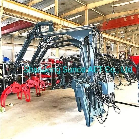 for Europe/Canada/Australia Agent! ! Tractor Mounted Hydraulic Crane with Grapple