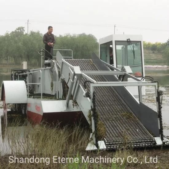 Aquatic Weed Harvester Automatic Lake Grass Harvester