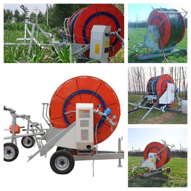 Durable Agricultural Travelling Irrigator Hard Hose Reel Irrigation Sprinkler Machine