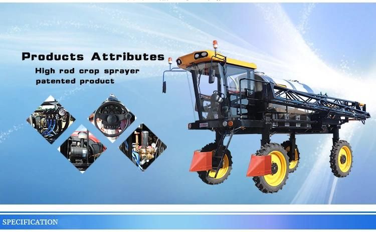 Agricultural Self Propelled Tractor Farm Bean Power Wheel Pesticide Agriculture Boom Sprayer