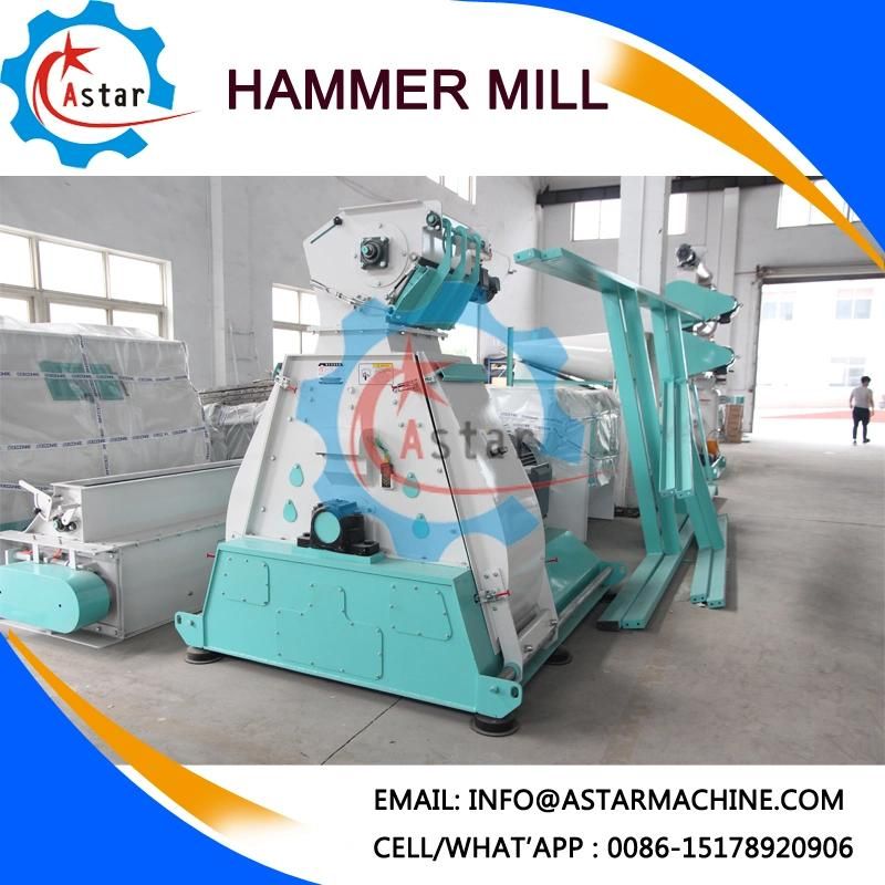 Ce Automatic Corn Maize Wheat Grain Rice Hammer Mill Machine