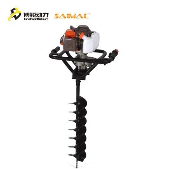 Big Gasoline Power Double Handle Post Hole Digger Earth Auger