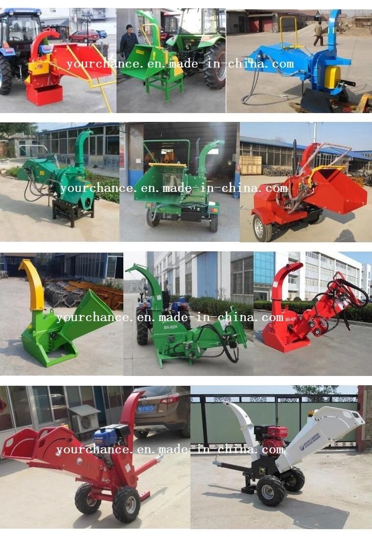 Hot Sale Wc Series Tractor Pto Drive 6-8 Inch Wood Chipper Shredder with Hydraulic Feeding System