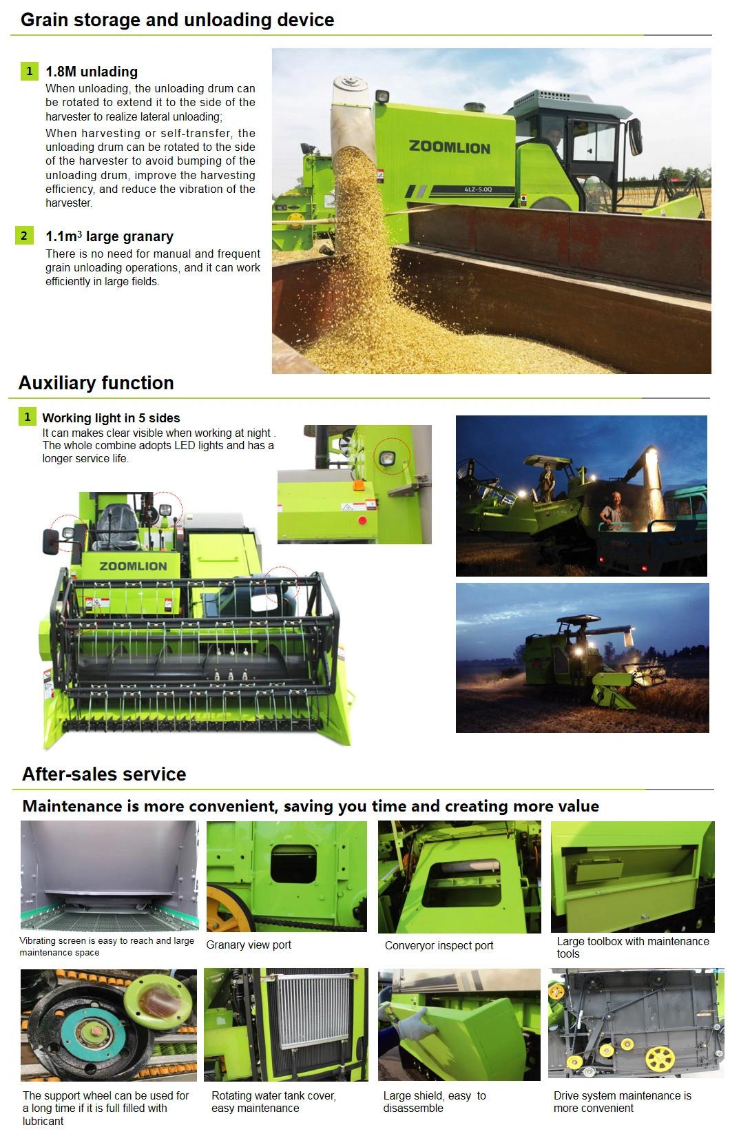 Rice Combine Harvester Agricultural Machinery with Diesel Engine