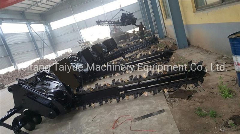 Max 220cm Ditching Depth Trencher, Chain Trencher, 10-60cm Width Trencher Machine