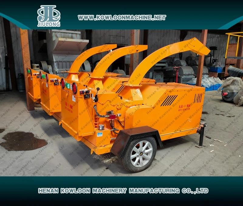 Towable/Portable/Trailed Diesel Engine Wood Chipper Price