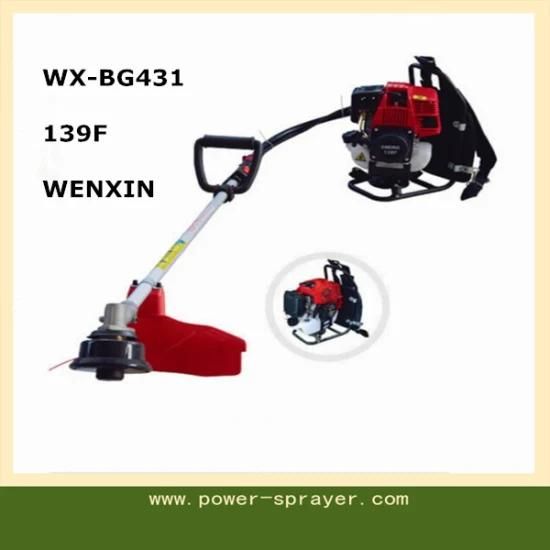 139f 4-Stroke Longtime Lasting Gasoline Brush Cutter and Grass Trimmer for Garden and Farm
