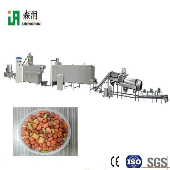 Full Automatic Animal Feed Making Machine Pet Feed Pellet Extruder Dog Cat Food Extrusion ...
