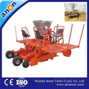 Anon Tractor Mounted 3 Rows Sugarcane Planting Machine for Wholesale