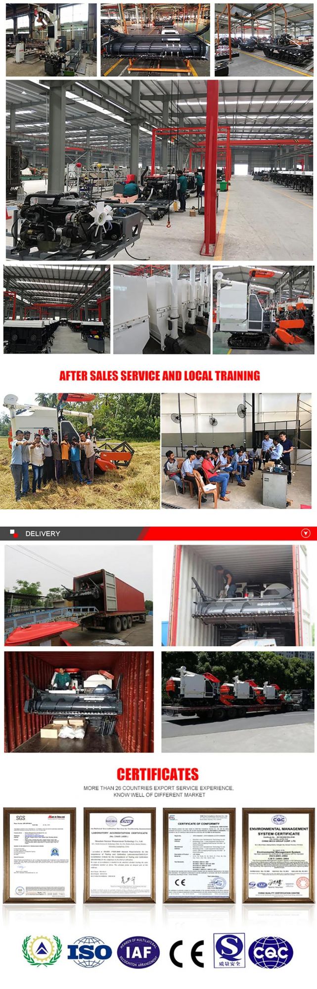 Kubota Similar Paddy Rice Combine Harvester for Sale in Indonesia