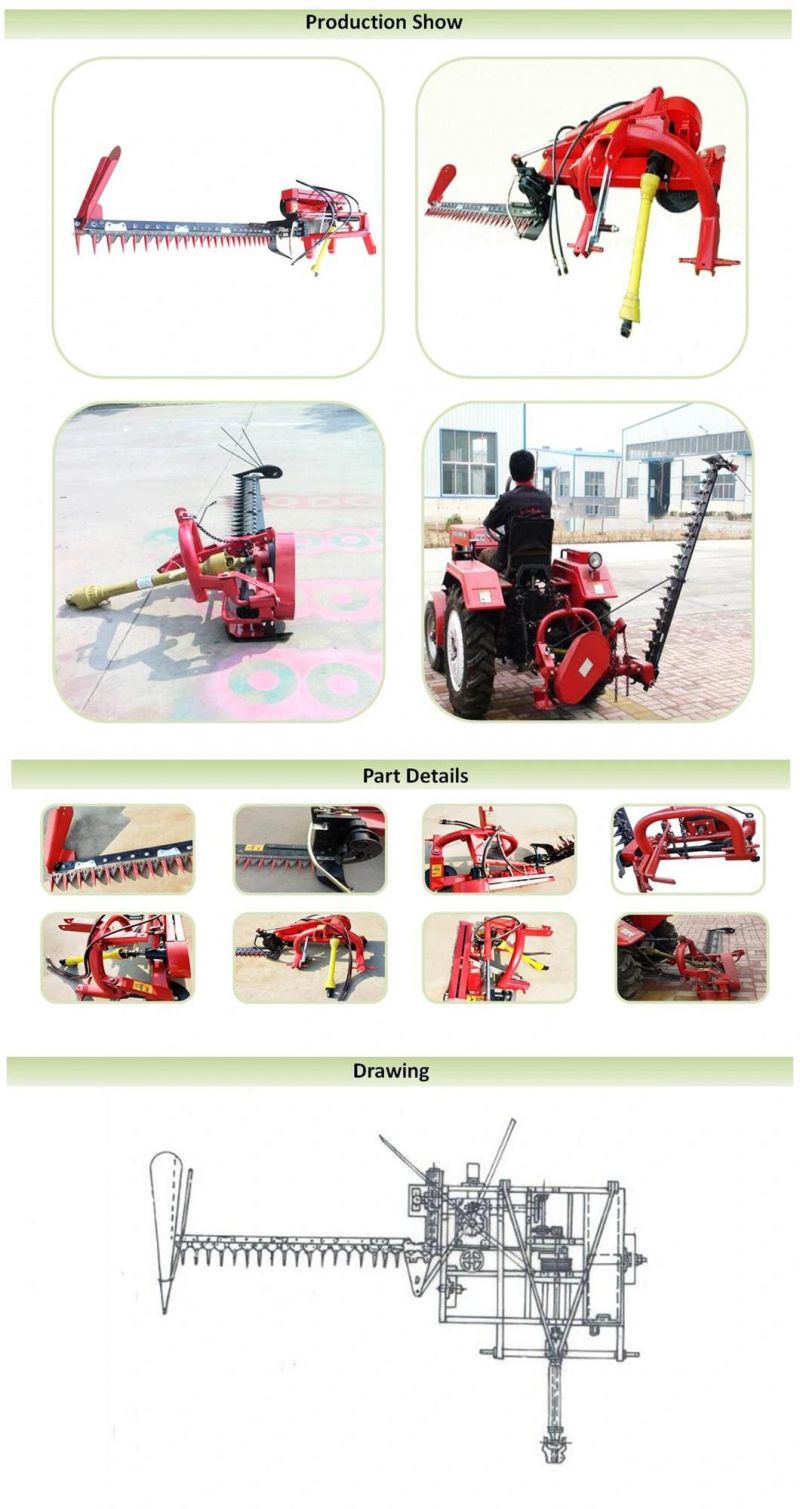 Reciprocating Pasture Mowing Machine/ Tractor Grass Cutter/Kentucky Blue Grass/Fescue Mower (factory selling customization)