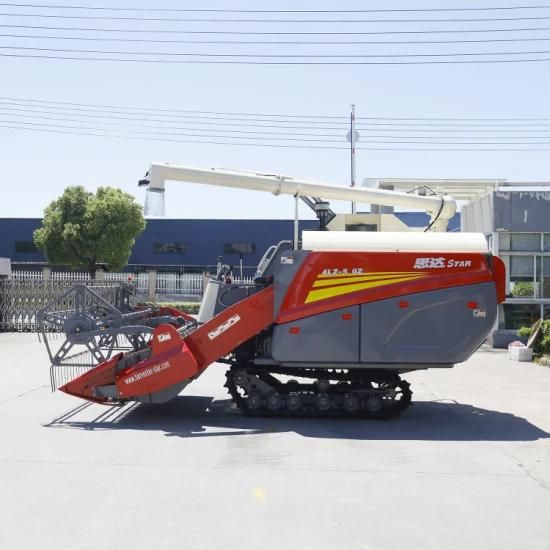 China Manufacturer Star Machine Crawler Type Mini Combine Harvester for Rice