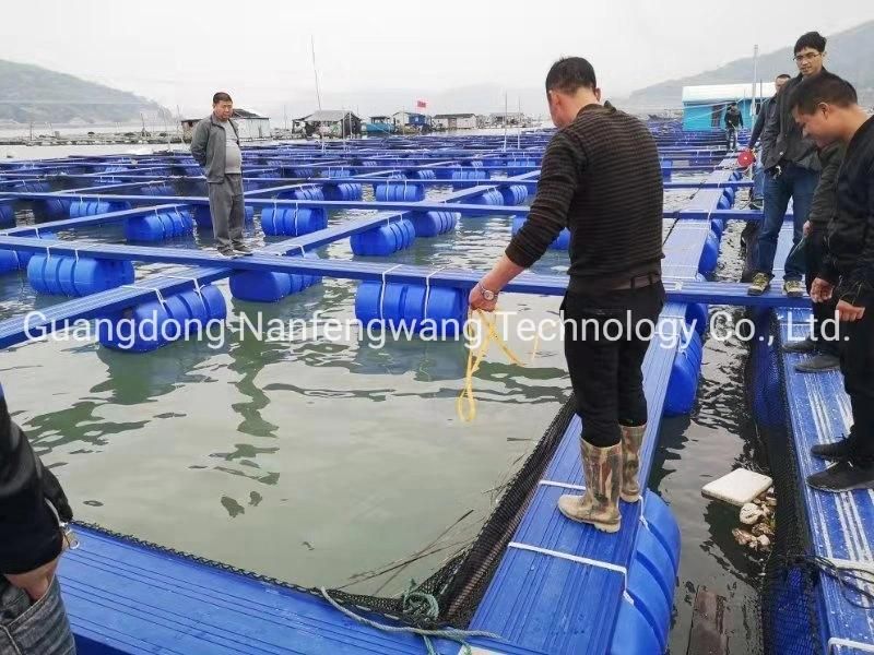 Fish Farming HDPE Fish Farming Floating Pontoon in Lake