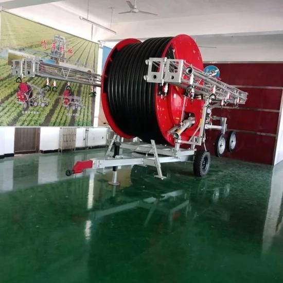 High Efficiency of Winch Type Hose Reel Spray Sprinkling Machinery, Irrigating Machine for ...