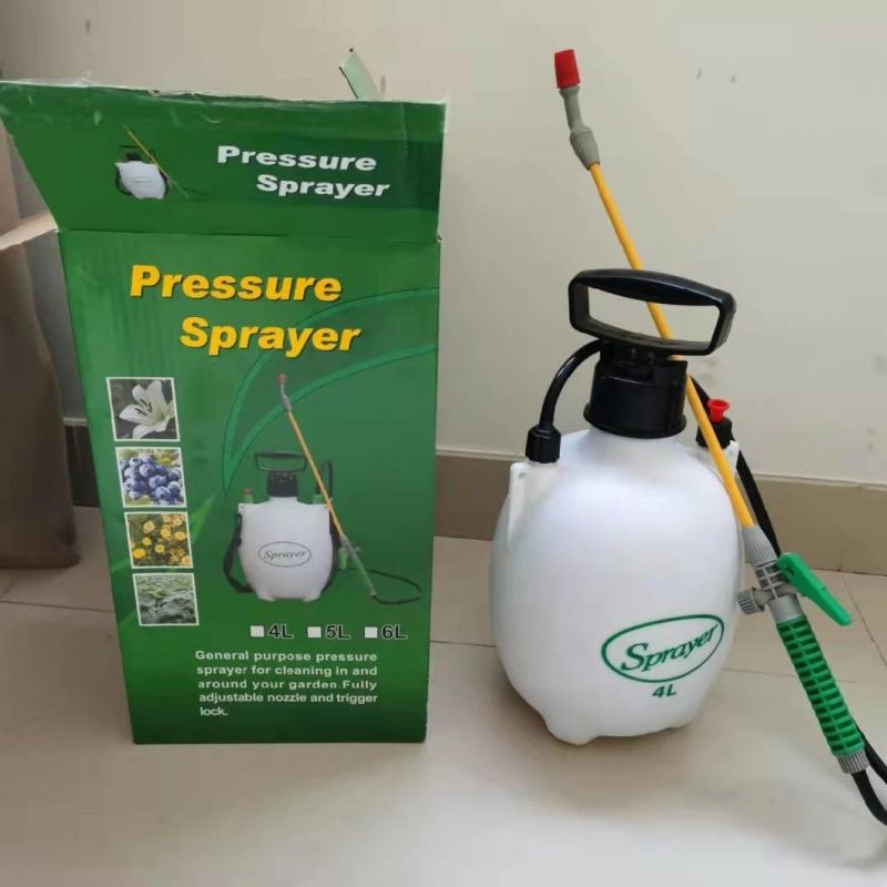 4L Garden /Farm /Agriculture Pressure Plastic Hand Chemical Pesticide Water Sprayer